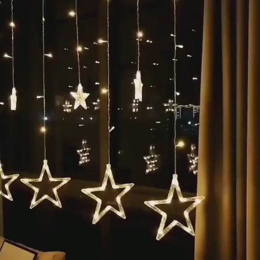 Cortina LED con 8 Funciones Estrella